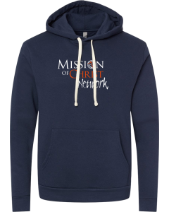 Unisex Santa Cruz Hoodie with 2025 Mission of Christ Network Logo