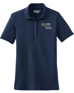 Ladies Dry Zone Raglan Accent Polo with 2025 Mission of Christ Network Embroidered Logo