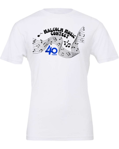 Jersey Tee with 2026 Malcolm Music Contest