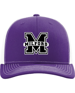 Snapback Trucker Cap with Milford Rec Hat Logo