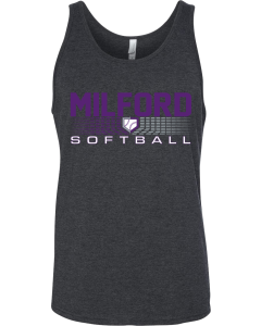 Jersey Tank with 2026 Milford Rec Softball Logos
