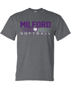 Unisex DryBlend® T-Shirt with 2026 Milford Rec Softball Logos