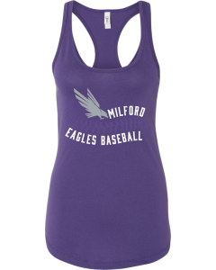 Women's Ideal Racerback Tank with Eagles Laces Logo