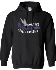 Unisex Heavy Blend™ Hooded Sweatshirt with Eagles Laces Logo