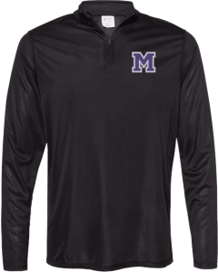 Men's Attain Color Secure® Performance Quarter-Zip Pullover with M embroidered logo