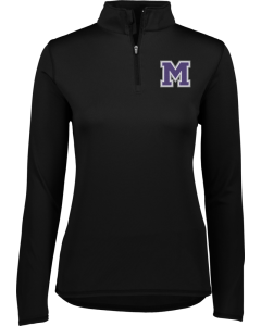 Women's Attain Color Secure® Performance Quarter-Zip Pullover with M embroidered logo