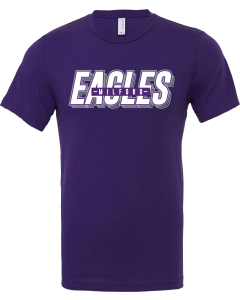 Jersey Tee with Eagles Stacked Logo