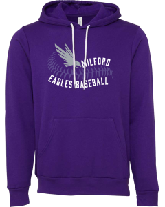 Unisex Sponge Fleece Hoodie Sweatshirt with Eagles Laces Logo