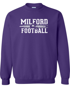 Heavy Blend™ Crewneck Sweatshirt with 2025 Milford Football Logo