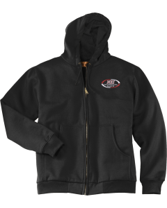 Heavyweight Full-Zip Hooded Sweatshirt with Thermal Lining