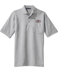 Heavyweight Cotton Pique Polo with Pocket