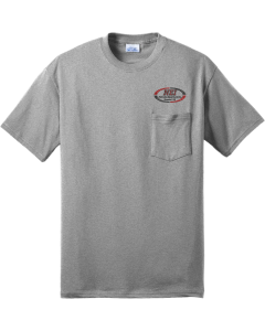 Core Blend Pocket Tee with Nebraska Equipment Logo