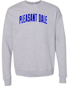 Sponge Fleece Drop Shoulder Crewneck Sweatshirt with PD Softball Logo
