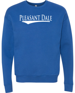 Sponge Fleece Drop Shoulder Crewneck Sweatshirt with Pleasant Dale Logo