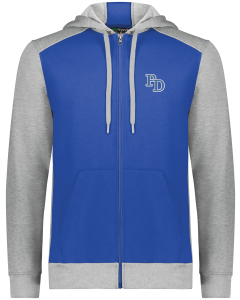 Eco Revive™ Three-Season Triblend Fleece Full-Zip Hooded Sweatshirt with Embroidered PD Logo