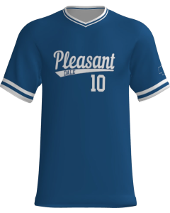 Juice V-Neck Short Sleeve T-Shirt with 2026 Baseball Uniform Design