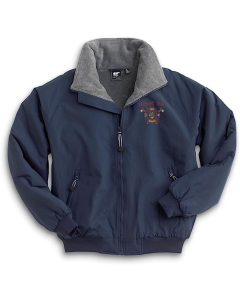 Three Season Jacket with Embroidered Cross Logo with Full Back