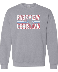 Heavy Blend™ Crewneck Sweatshirt with Parkview Distressed Logo