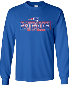 Ultra Cotton® Long Sleeve T-Shirt with Patriot Gradient Logo