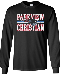 Ultra Cotton® Long Sleeve T-Shirt with Parkview Distressed Logo