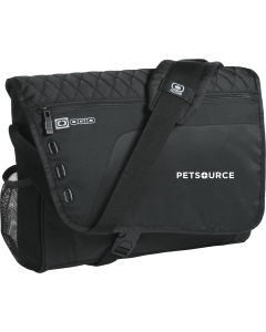 Vault Messenger Bag with Embroidered Petsource Logo
