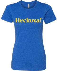 Women’s CVC T-Shirt with Heckova Logo