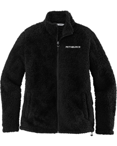 Ladies Cozy Fleece Jacket with Embroidered Petsource Logo