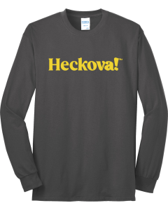 Long Sleeve Core Blend Tee with Heckova Logo