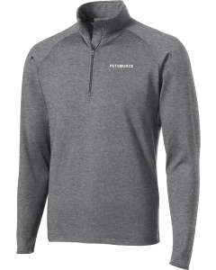 Lightweight Stretch 1/2-Zip Pullover with Embroidered Petsource Logo