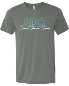 CVC Jersey Tee with SDC Outline Script Logo