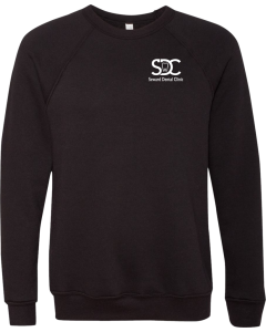 Sponge Fleece Raglan Crewneck Sweatshirt with SDC Left Chest Logo