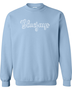 Heavy Blend™ Crewneck Sweatshirt with Bluejays Open Script Logo