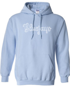Heavy Blend™ Hooded Sweatshirt with Bluejays Open Script Logo