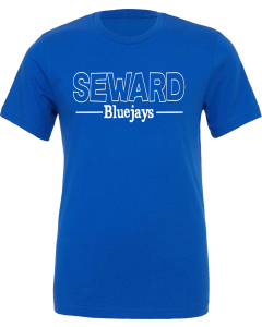 Unisex Jersey Tee with Seward Open Block Logo