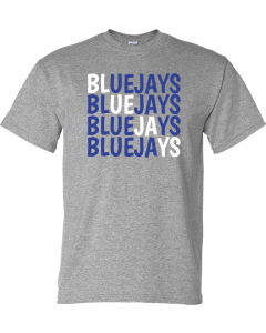 DryBlend® T-Shirt with Bluejays Diagonal Logo