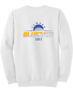 Unisex Heavy Blend™ Crewneck Sweatshirt with Bluejays Slice Logo