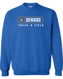 Heavy Blend™ Crewneck Sweatshirt with Track Box Wings logo