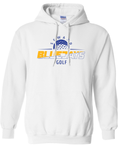Unisex Heavy Blend™ Hooded Sweatshirt with Bluejays Slice Logo