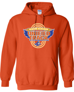 Unisex Heavy Blend™ Hooded Sweatshirt with Unified Track Laps Logo