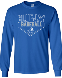 Unisex Ultra Cotton® Long Sleeve T-Shirt with Home Plate Logo