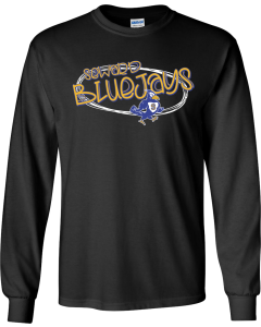 Ultra Cotton® Long Sleeve T-Shirt with SHS Scribble Logo