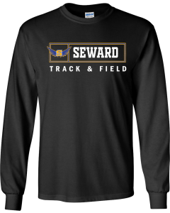 Ultra Cotton® Long Sleeve T-Shirt with Track Box Wings logo