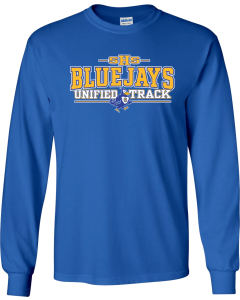 Unisex Ultra Cotton® Long Sleeve T-Shirt with Unified Track Block Logo