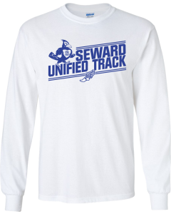 Unisex Ultra Cotton® Long Sleeve T-Shirt with Unified Track 1-Color Logo
