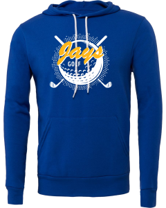 Unisex Sponge Fleece Hoodie Sweatshirt with Jays Bogey Logo