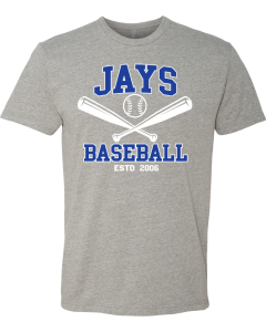 Unisex CVC T-Shirt with Bats Logo