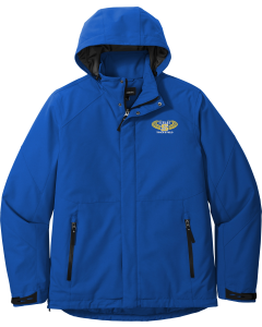 Insulated Waterproof Tech Jacket with Track Jacket Embroidered logo