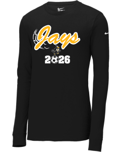 Dri-FIT Cotton/Poly Long Sleeve Tee with Jays Soccer Logo