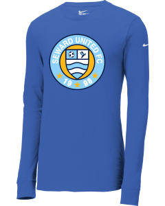 Dri-FIT Cotton/Poly Long Sleeve Tee with Seward FC Logo