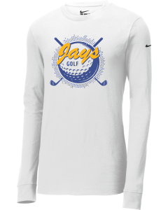 Dri-FIT Cotton/Poly Long Sleeve Tee with Jays Bogey Logo